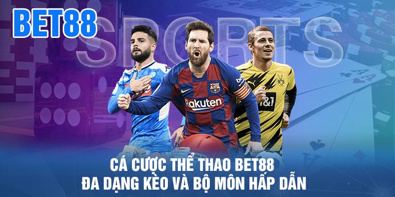 Cá cược thể thao BET88 - Đa dạng kèo và bộ môn hấp dẫn